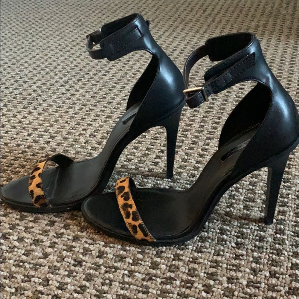 Zara TRF Black Heels